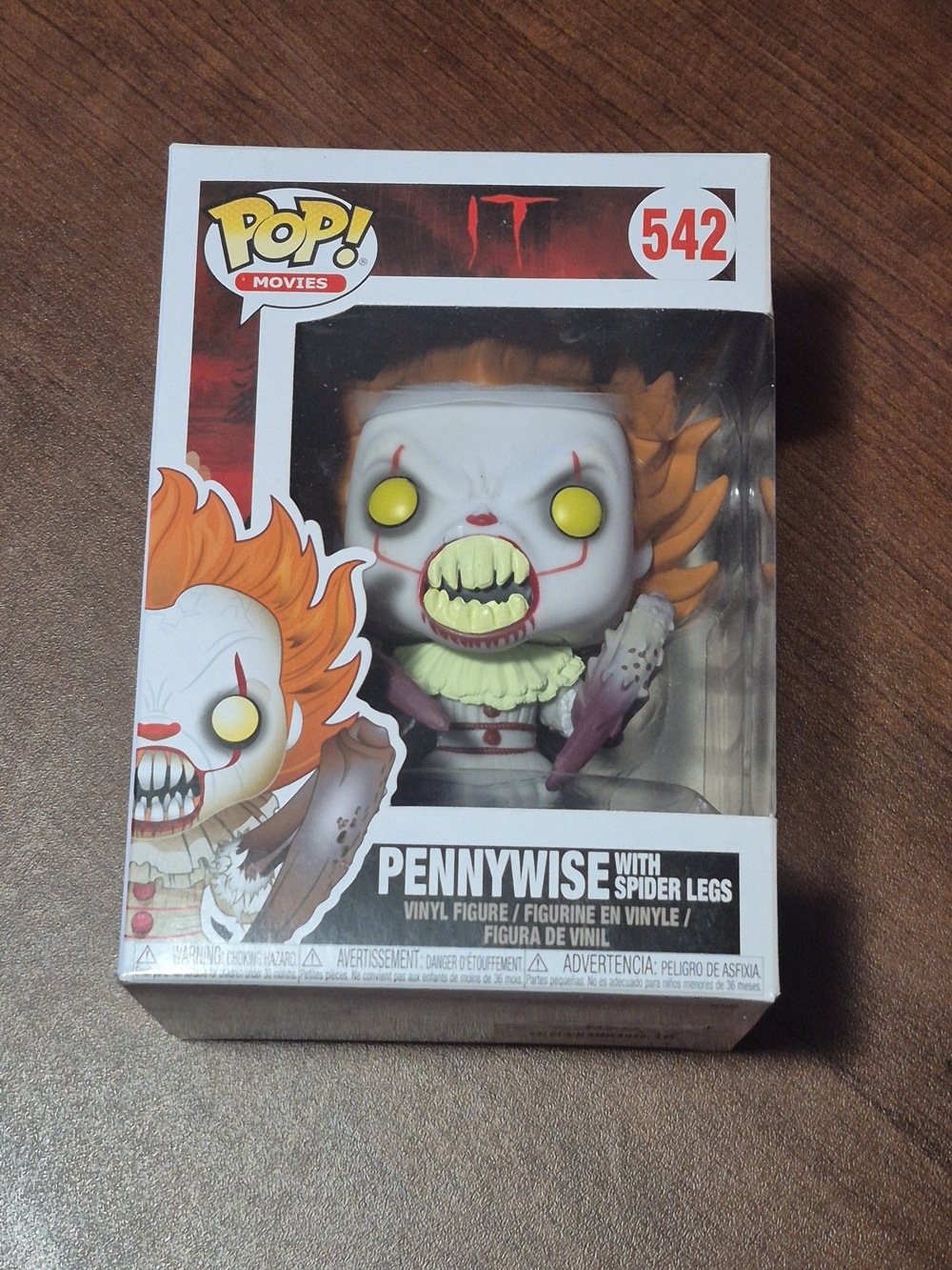 Funko Pop! Movies Horror It PENNYWISE with Spider Legs #542 Vinyl Figure